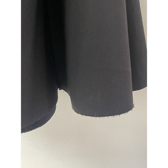 Windsor Womens Skater Mini Skirt Black Scuba Knit Ballet Core Cocktail Flirty - Picture 3 of 9